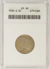 1930-S Buffalo Nickel 5c ANACS EF40 XF40 2751569