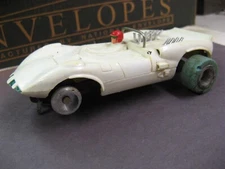 Strombecker Vintage 1960 - 69 1/32 White Chaparral Slot Car A