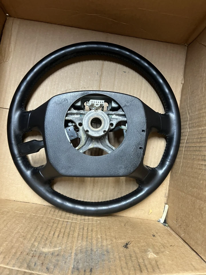 VOLANTE, couro preto, alavanca de cruzeiro, 1997 Lexus ES300, '97-'01 raro - Imagem 2 de 4