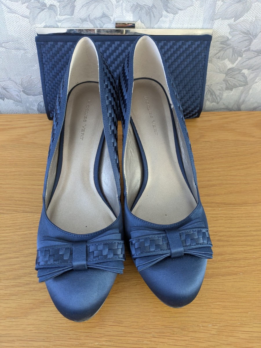 Clutch Bag Navy Special Occasion Shoes Jacques Vert Shoes Matching