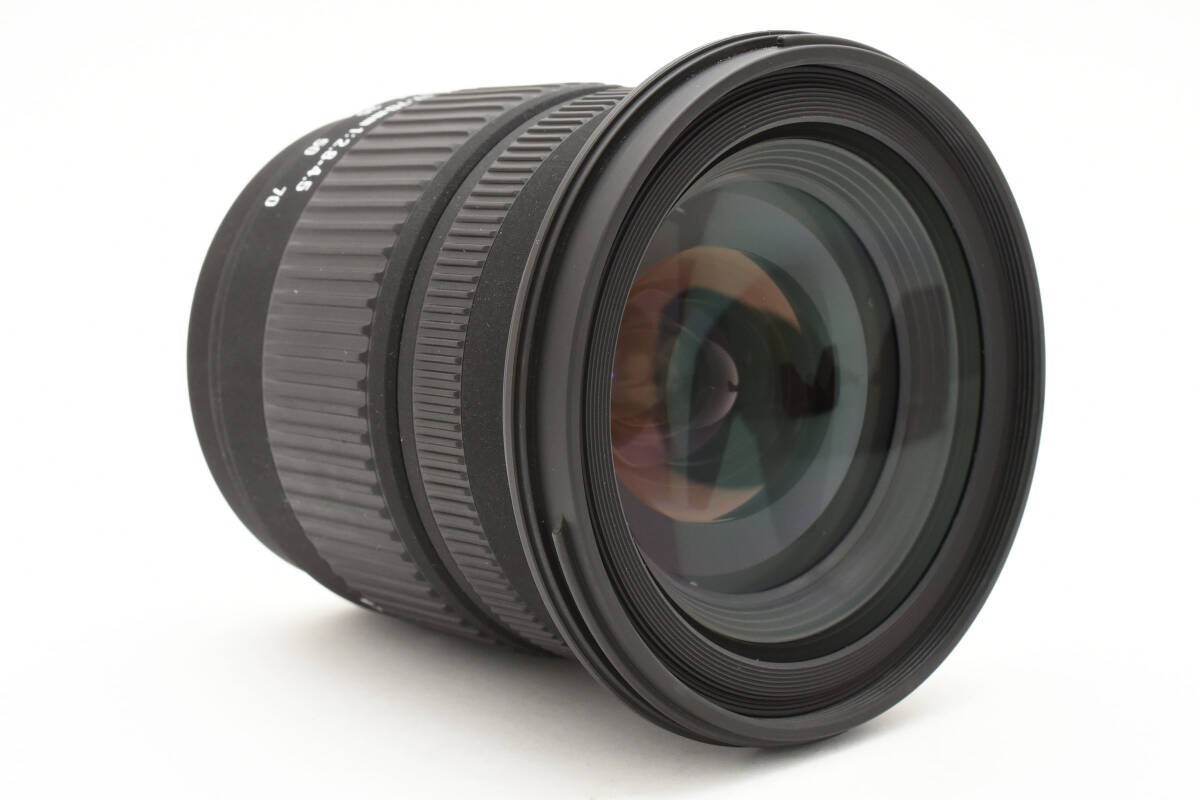 極美品 SIGMA シグマ DC17-70mm レンズ 花形フード付き