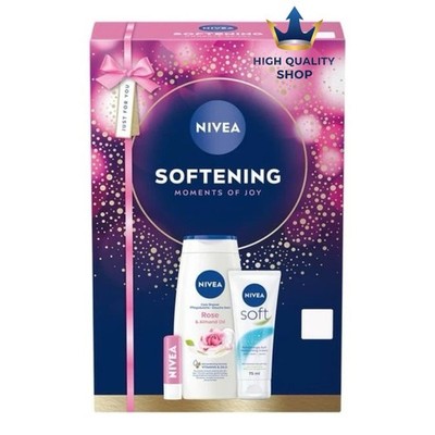 Nivea Lippenbalsam Softening Moments Of Joy Geschenkset hinterlässt ein schönes Hautgefühl