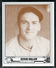 1983 TCMA 1943 Play Ball Baseball - #27 - Eddie Miller - Cincinnati Reds