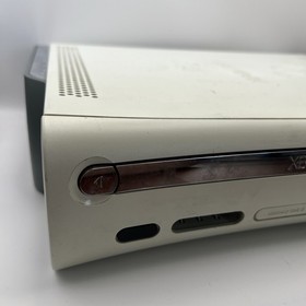 Microsoft Xbox 360 120GB white Phat Jasper Console + Cords Power No Controller