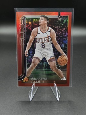   2025-26 Topps Grayson Allen Red Rainbow Foil #/5 Suns