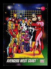 176 Avengers West Coast Teams 1992 Impel Marvel Trading Card TCG CCG