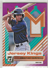 2025 Donruss Jersey Kings Purple #17 Kristian Campbell/49