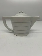 1998 Frank Lloyd Wright Guggenheim Ceramic Coffee Pot Teapot Krups AS IS