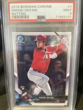 2018 Bowman Chrome Shohei Ohtani RC Batting PSA 9 🔥🔥🔥 