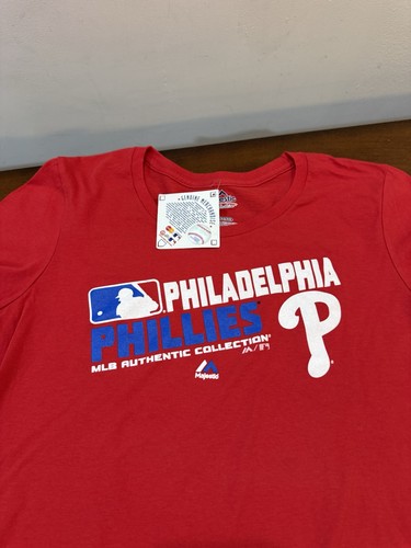 Philadelphia Phillies MLB Ladies S/S Home Game Day Shirt (XL) Womens MLB - Picture 2 of 5