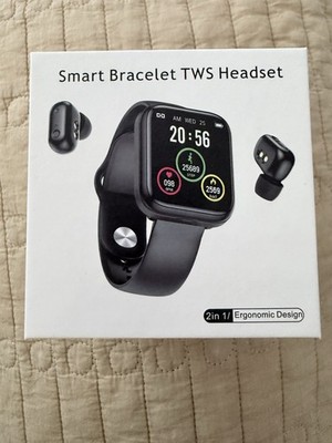 X5 Pro 2-in-1 Smart Watch with Built-in Wireless TWS Earbuds Fitness Tracks