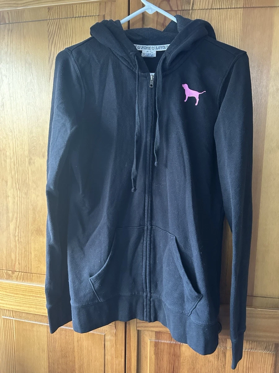 Sweat à Capuche Femme Victoria's Secret Noir, Taille XS, Léger Et Super Doux (occasion Parfaite)