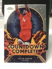 2025 Topps Chrome Basketball Base Countdown Complete Jalen Green #CC-8