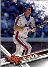 2017 Topps Walmart Holiday Snowflake #HMW121 Jay Bruce - BB
