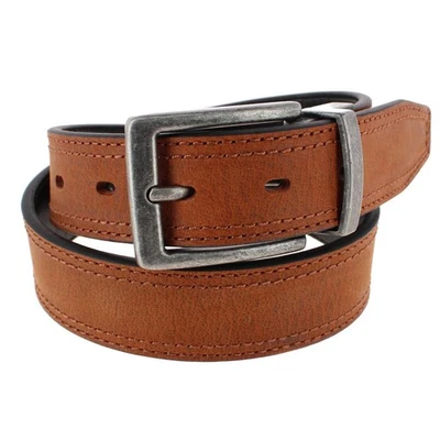 Ceinture En Cuir Crazy Horse Réversible Pour Garçon Wrangler - Photo 1/4