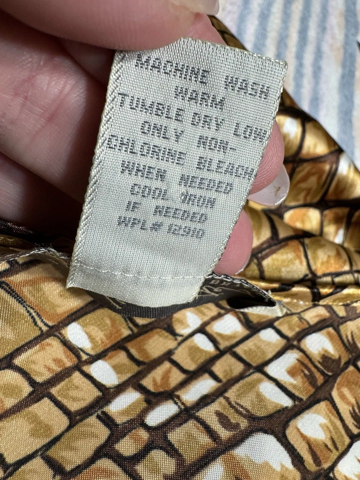 Vestido sin mangas Lane Bryant Lingerie Plus oro amarillo 18/20W estampado animal Y2K sesgado Foto 3 de 4