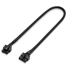 CPU 10Pin Male To 8Pin 4 4 EPS12V Motherboard Power Adapter Cable Black