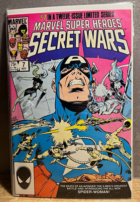 Marvel Secret Wars #7 1984 1st Spider-Woman Raw