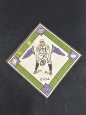 1914 B18 Tobacco Souvenir Blankets Pennant Steve O'Neill Cleveland Indians *BL50