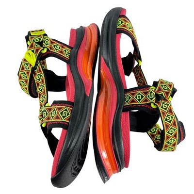 GUCCI サンダル GUCCI 746299 Multicolor Run Sandal Jacquard Canvas Men's 12 - 12.5