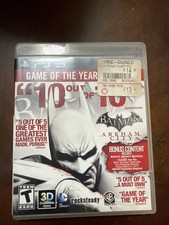 Batman: Arkham City Game of the Year Edition Sony PS3 Joker Playstation 3 Bonus