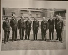 WW2, Winston Churchill, King George, British War Cab 1944. Original Press Photo