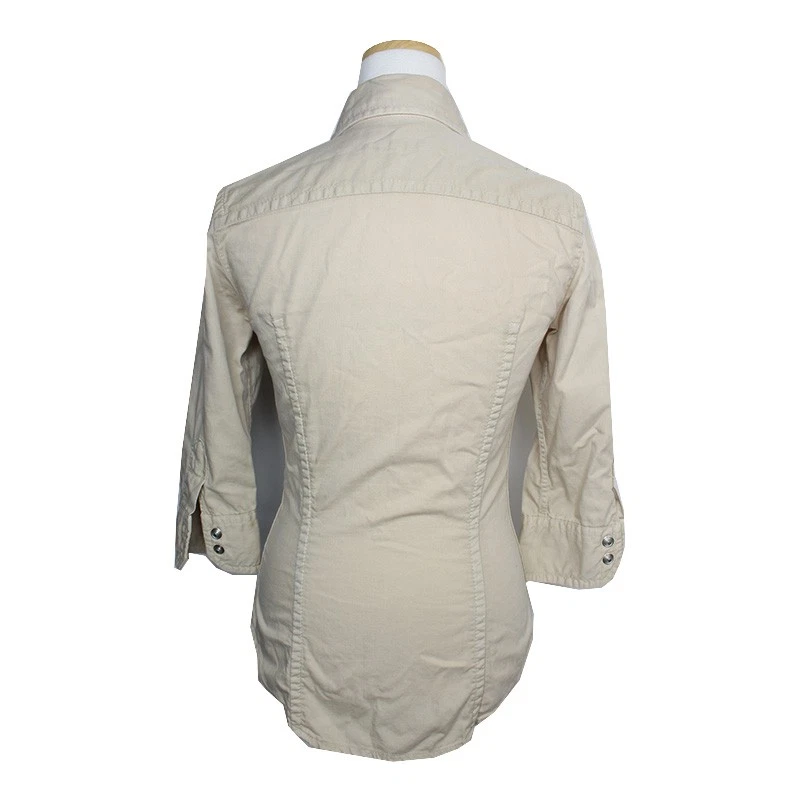 Camicia da lavoro Dsquared2 cotone kaki 44 117867811