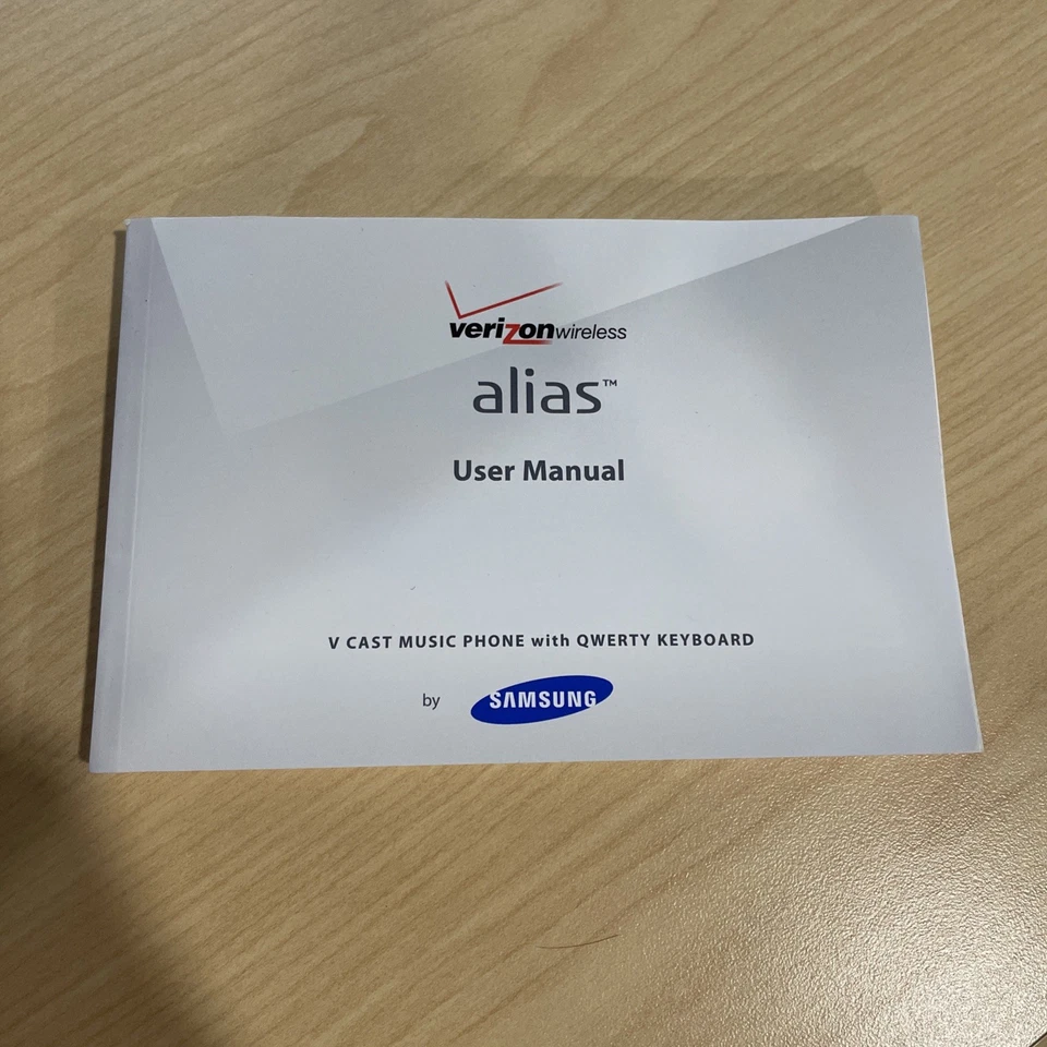 User Manual for Verizon Samsung Alias and Tips, Hints and Shortcuts Booklet - Image 2 of 4