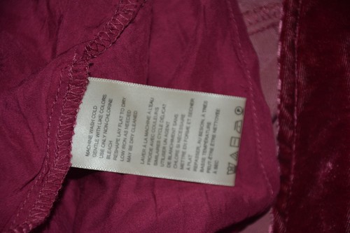 Free People Sweet Echoes Velvet Boho Tunic Mini Dress S UK 10/12 in Purple/Red - Picture 10 of 11