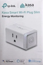 TP-Link Kasa Smart Wi-Fi Plug Slim w/ Energy Monitoring - NEW
