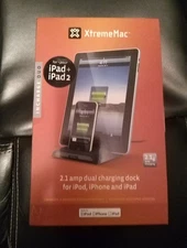 XtremeMac INCHARGE DUO 2.1 amp Dual Charging Dock: iPod, iPhone, & iPad - Black