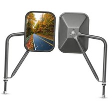Doors Off Mirrors for Jeep Wrangler CJ YJ TJ JK JL JT,Door Hinge Mount,Pair |