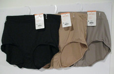 Warners brief panties high waist Microfiber 3 pair plus size 3X/10