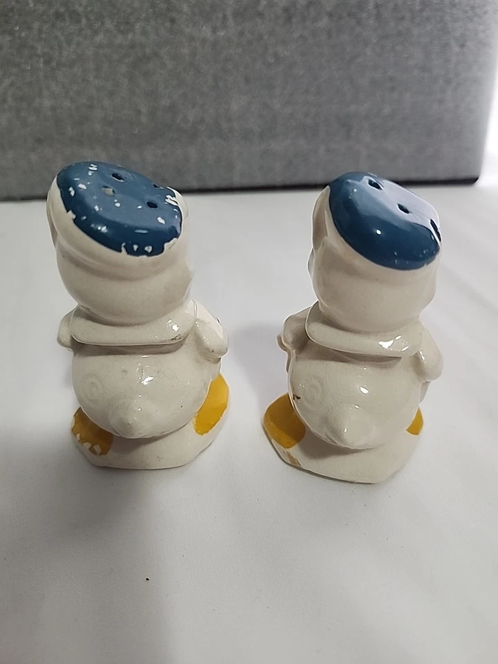 Walt Disney American Bisque Pato Donald Figura Sal Pimienta Coctelera Set De Colección Foto 2 de 4