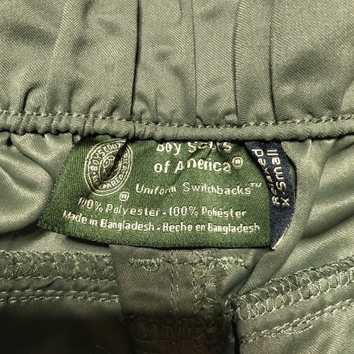 Boys Scouts of America Switchback Uniform Pants Convertible Cargo Youth Mens XS - Picture 8 of 15