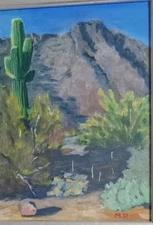 Maynard Dixon Landscape Oil Arizona Desert American Impressionist Vintage 1930s