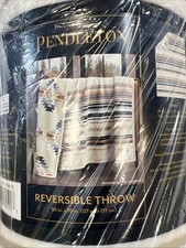 Pendleton Reversible Throw Blanket Warm Soft, 50 X 70