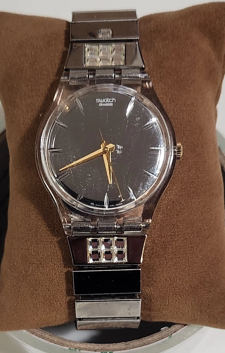 ?SWATCH Irony “Crystalline” Stainless Steel Watch Swatch Stainless Steel Women Casual Wristwatches for sale | eBay main image 3