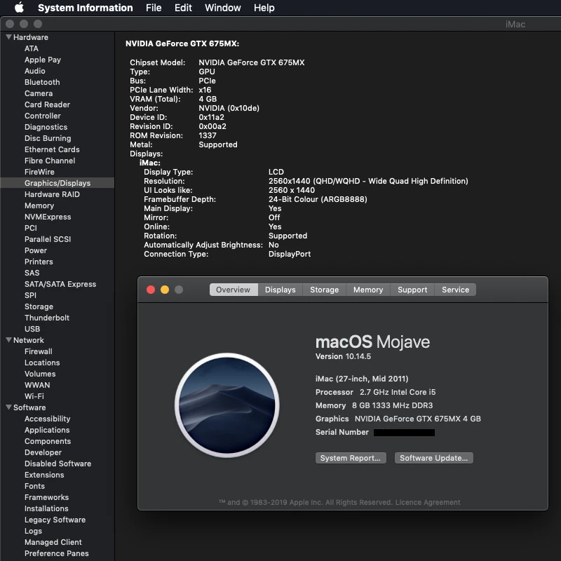Apple 27" iMac A1312 2011 661-5967 Graphics / Video Card - Nvidia GTX 675MX 4GB - Image 3 of 3