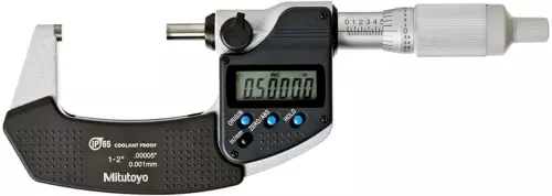 293-345-30 Mitutoyo Coolant Proof Micrometer 1-2"