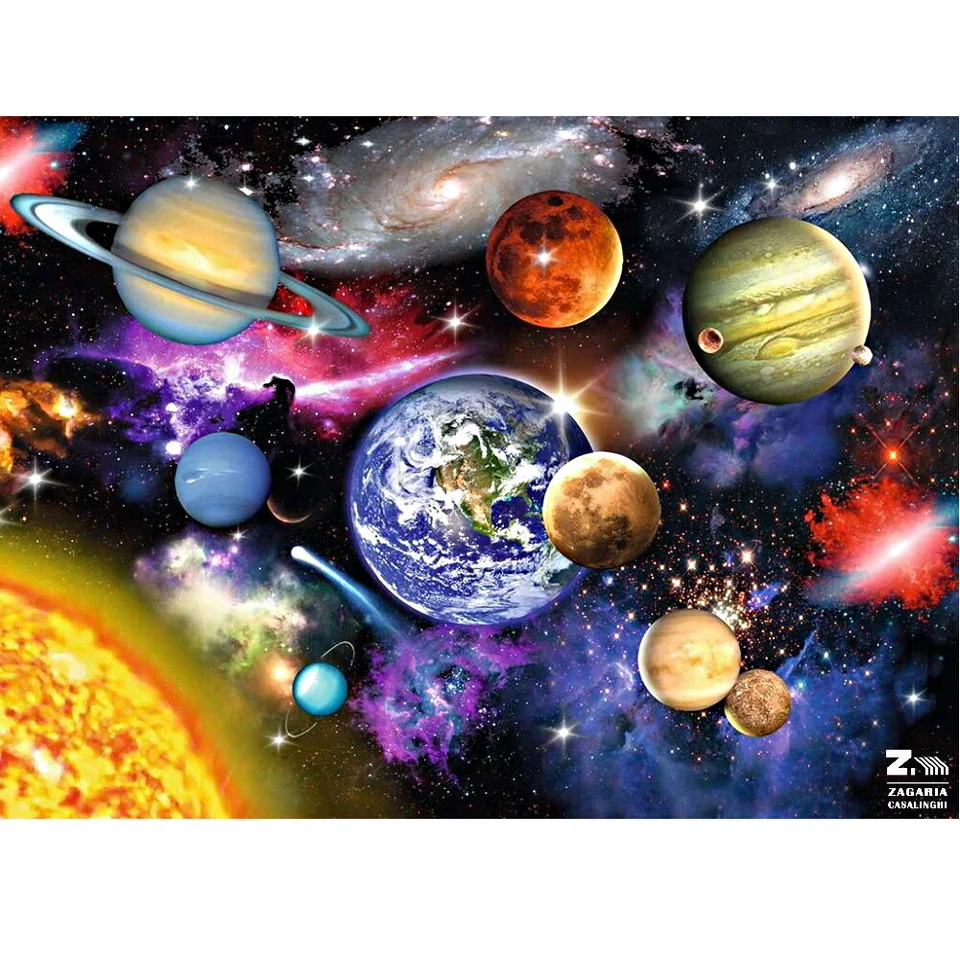 PUZZLE PER BAMBINI 300 PZ XXL +9 ANNI IL PIANETA SISTEMA SOLARE RAVENSBURGER - Immagine 2 di 2