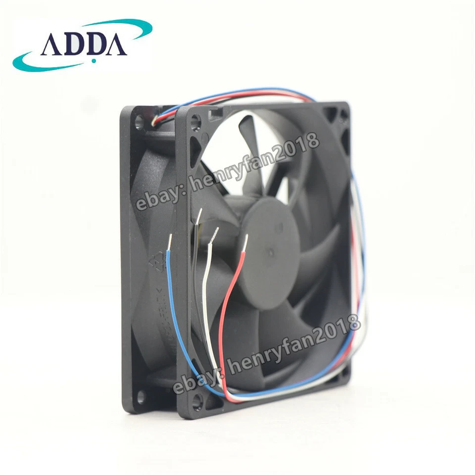ADDA AD0912UX-A7BGL Axial Fan 12V 0.5A 92*92*25MM 4wire Desktop Case Cooling Fan - Image 4 of 4
