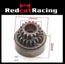 Redcat.Toys 02023S Steel Two Speed Clutch Bell Double Gears for 1/10 HSP  REDCAT