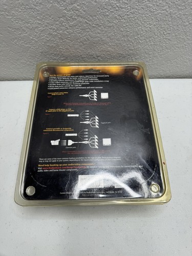 A/V Extend-A-Jack Gold Series 6ft by RadioShack Easy Access To A/V Inputs New - Picture 2 of 4