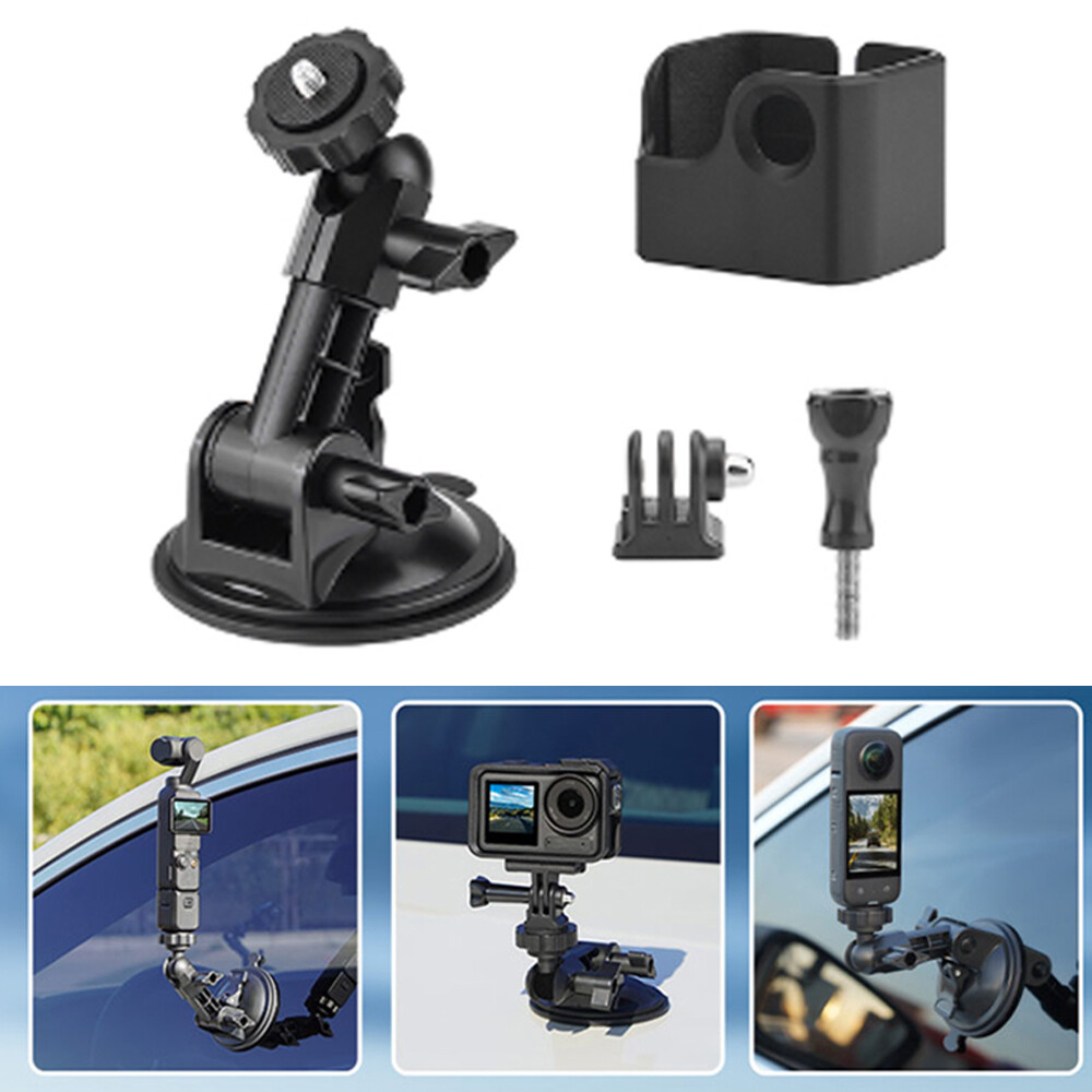 Car Suction Cup Mount Holder Bracket for DJI Osmo POCKET Gimbal Camera  Adapter