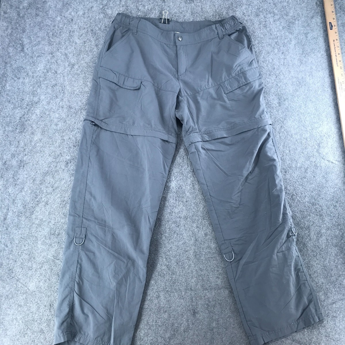 World Wide Sportsman Pants Mens Large Gray Active Convertible Zipp Off  Cargo | eBay