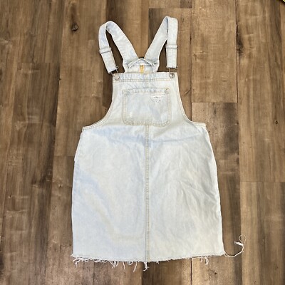 white christmas dresses Lucille Washed Denim Overall Dress – Lena Layne main image 0