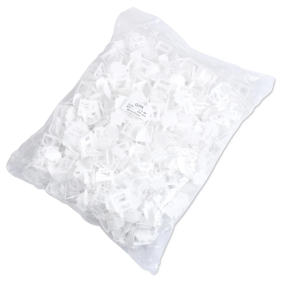 MasterGosen Tile Leveling System - 1/16" (1.5mm) Clips, 2000-Pack - Image 3 of 4