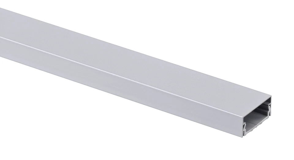 Kabelkanal Alu eckig silber 115x3,7cm Kabelabdeckung Kabelschacht Außentauglich - Bild 1 von 4