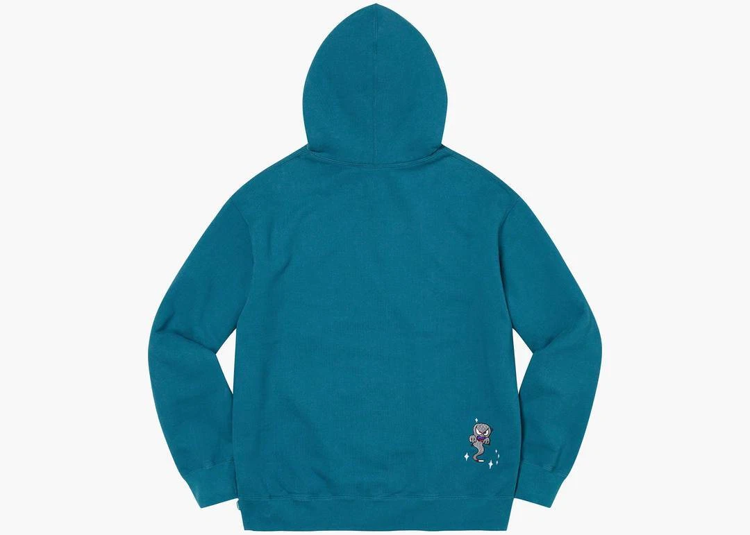 Supreme Angel Felpa con Cappuccio Blu Marino Large Nuova con etichette 2022